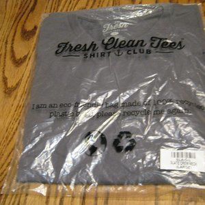 Fresh Clean Tee Slate Crew Neck T-shirt Large New